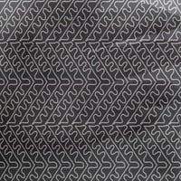 Onuone Georgette viskoza Tkanina za ručno izvučeno krivulja blok Ispis tkanina sa dvorištem široko