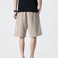 Vivianyo HD hlače za muškarce Muška modna klasična Twill opuštena fit casual habac džepne kratke hlače