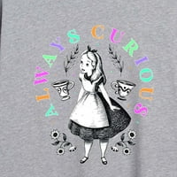 Alice u zemlji čudesa - uvijek radoznali - juniori idealne tačke mišićne majice