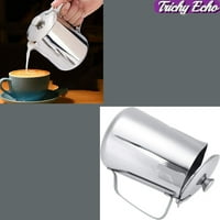Šol od nehrđajućeg čelika šalica za kavu mlijeko gume za bacač sa poklopcem za latte kafe umjetnost