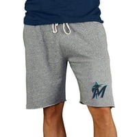 Muški pojmovi Sport Sivi Miami Marlins Mainstream Terry Shorts