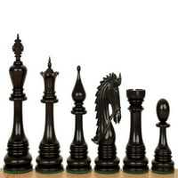 Hadrian Staunton šah sa Ebony & Boxwood - 4.4 kralj