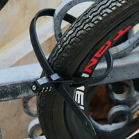 Combo Lock ZIP kravata - kodirana ugrađena čelična traka, podesiva brava za biciklistički kajak