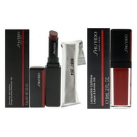 Shiseido Lacquerink lipshine i viozioiry gel ruž za usne - 0. OZ sjaj za usne - Techno Crvena, 0. OZ