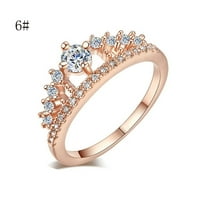 Heiheiup modne prstenove prsten princeze lijepe dame zlatni prstenovi za žene
