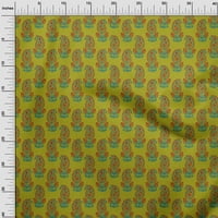 Onuone pamuk poplin lime zelena tkanina Paisley blok tkanina za šivanje tiskane ploče za obrtnog dvorišta