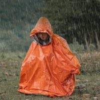 Suzicca Rain Poncho Thermal Bobet Poncho Vremenska zaštita na otvorenom Preživljavanje kampova