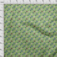 Onuone pamučni dres kruške zelene tkanine azijske suzani tkanine za šivanje tiskane plovidbene tkanine