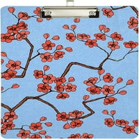 Cherry cvjetače od kopča od klipnog odbora za oblici drveta i povlačenje za standardno pismo