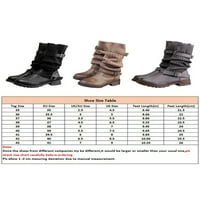 Crocowalk dame srednje telefne čizme Niske pete Zimske cipele kaiko za spajanje Boot Comfort Wonene