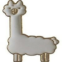 Životinje Llama, licencirani umjetnički dizajn PIN - 3D gumeni i reljefni metalni klinovi - 1