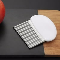 Četkica za kuhanje za uljnu krompir valoviti alat za ivica od nehrđajućeg čelika Kuhinja gadget Povrće