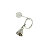 Badminton ball reket metalni ključni prstenski prsten za ključeve poklon ključeva za ključeve automobila