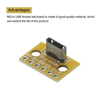Vertikalni mikro USB ženski utičnici testiraju adapter PCB ploče za adaptere sa podacima od 10