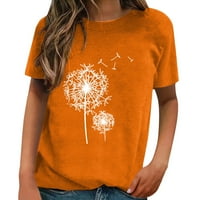 Majice Mardi Gras za ženska majica 3D Print Narančasta L