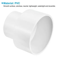 UXCell za ID PVC reduktorskog cijevi za uklanjanje ravnog adaptera, bijeli