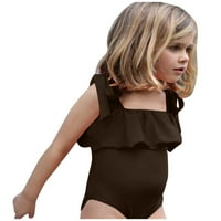 SDJMA TODDLER Kids Baby Girl Bikini ramena kravata jednodijelna kupaći kostim kupaći odjeću
