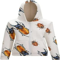 Beetle i Ladybug ženska dukserica sa punim zip-sa kapuljačom Soft Fleece Komforne kapuljače