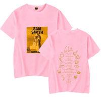 Sam Smith Merch Gloria World Tour majica kratki rukav Tee Casual Crewneck Thirt R & B Style Music Fanovi