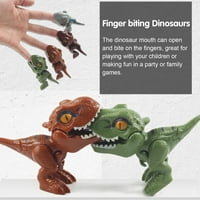 Finger Dinosaur igračka kreativna trikasta Tyrannosaurus Model igračaka Dinosaur T0H7
