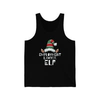 Advokat za zapošljavanje ELF Unise Tank Top, XS-2xl Božić za božićno odvjetnika