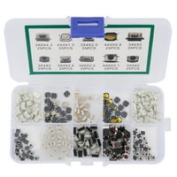 TEBRU Tactile Push dugme Prekidač 10tyypes Micro prekidač za elektroničke proizvode