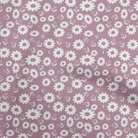 Onuone svilena tabby ružičasta tkanina cvjetna šivaća tkanina od dvorišnog tiskanog diiy odjeće širine