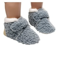 B91XZ Unise hodanje cipele prste prve dječake šetači meke sniježne tople pamučne cipele za bebe