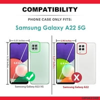 Capsule Case kompatibilan sa Samsung Galaxy A 5G [Heavy Duty Hybrid Carbon Edge Muškarci Monte Style
