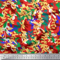 Tkanina Soimoi Rayon ostavlja umjetničko otisnuto dvorište tkanine širom