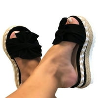 Klizni sandale za žene, ljetna plaža Espadrilles Bow Causely Cipele