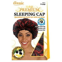 Annie Premium Deluxe Spavaća kapa, crvena i crna, x-velika