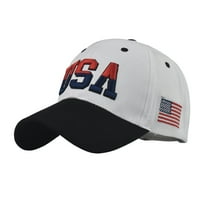 Muška ženska neutralna ljetna Amerika zastava za vez bejzbol kape Podesivi šešir vizira stil disketa