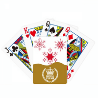 MAS Snowflake Red Festival Royal Flush Poker igračka karta