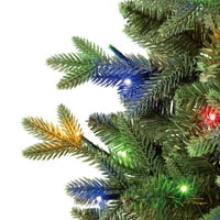 4 'pre-upaljeno zračenje mikro LED tanko umjetno božićno drvce