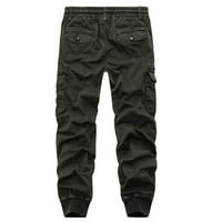 Teretne hlače za muškarce Purcolt Plus Veličina Nova moda Casual Kombinezoni Solid Boja Perionice Multi