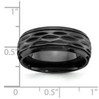 Crni cirkonij polirani i dijamantni rez standardni raspored veličine 8