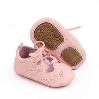 Eyicmarn Baby Girls zavoj ravne cipele od rezane meke jedinice neklizajuće novorođenče od novorođenčadi