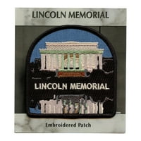 Abraham Lincoln Memorial Spomenici zakrpa Nacionalni tržni centar koji putuje vezeno željezo na