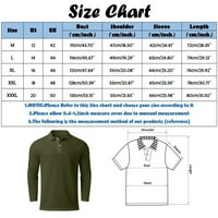 Polo košulje za muškarce Ležerne prilike pamučne tanke fit polo majica za golf majicu