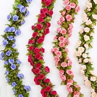 Kultura Umjetna cvijeta Viseća zida Umjetničko dekor Plastični vjenčanje cvijet Ivy loze za dom
