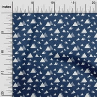 Onuone pamučne fleke tkanine trokut geometrijskog tiskanog tkanina širom