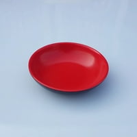Hemoton Crvena i crna okrugla umak posuđe hrana za poticanje posude melamine začinski predjelo ploča