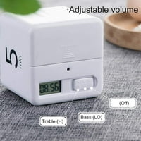 Clock Timer Alarm Cube Digital 1,3,5,10,15,20,30, MINUTE VRIJEME UPRAVLJANJA Q0Z3