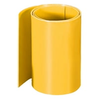 Jedinstvene usluge PVC toplotne skupljanje cijevi ravna širina omotaj za tri metra žuta
