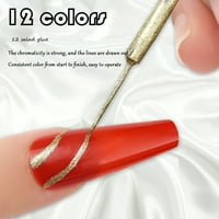 Keusn Color Solid Boja za nokte za nokte za nokte za nokte za nokte za nokte Ljepilo Kuka za rubu Slikanje