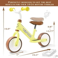 Bilans bicikl, slatki bicikli za dijete s podesivim visinom sjedala za djecu u dobi od mjeseci do 2,3,4,