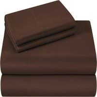 Broj navoja Egipatski pamučni četverodni lim za krevet postavljen dubokim džepom veličine Twin
