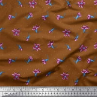 Soimoi pamučna poplin tkanina točka i wildflower cvjetna ispis tkanina od dvorišta široka