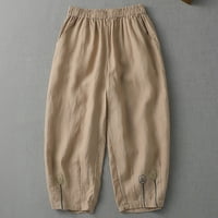Mrat pune dužine pantalone za planinarske pantalone velike hlače sa visokim strukom Široke pantalone